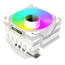COOLMOON T600 CPU-Koeler Radiator met Zes Koperen Buizen Desktoptemperatuurregeling Hoge Prestaties CPU-Radiator met Neerwaartse Druk, A