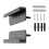 Tablet Wall Mount Fixed By Adhesive or Screw Adhesive Tablet Stand for //E-Reader Black 1