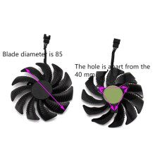 88mm PLD09210S12HH GPU Fan, for Gigabyte P106 GTX1050 1060 1070 Video Card Cooling Fan