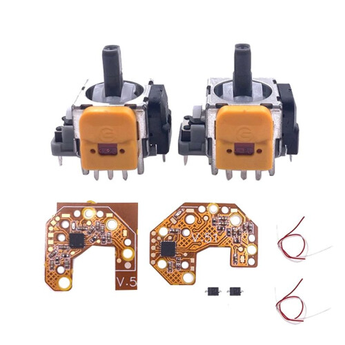 2PCS Hall Joystick+Calibration Board for  One Gamepad Hall Effect & Hall Joystick Center/Outer  Calibration