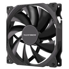 TEUCER AF14025 PC Kylfläkt 4PIN PWM 140mm Datorfodral Kylsystem Fläkt Lågbrus PC Gamer CPU Kylare Svart