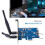 WiFi Module  PCI-E Express to PCI-E 1x Adapter Card 3g/4g to PCI-E Development Board 2 Antennas 3