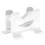 Vertical Laptop Stand Desktop Holder Notebook Dock Space-Saving for  /Surface// for Chrome Book White 1