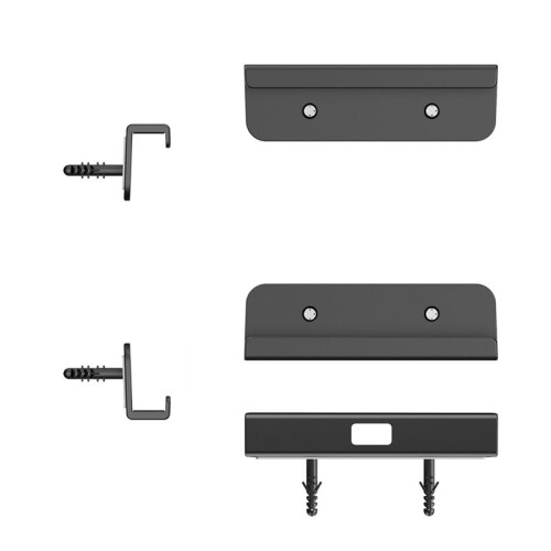 Tablet Wall Mount Fixed By Adhesive or Screw Adhesive Tablet Stand for //E-Reader Black 2