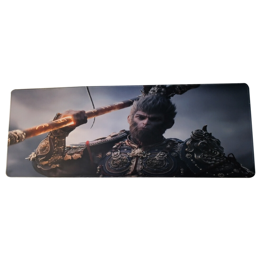 Myth Wukong Game Mouse Pad Office Large Mousepad Computer Game Keyboard Rubber Anti-Slip Mice Mat Mouse Pad Black 4712522503148