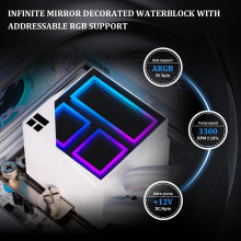 Thermalright Desktop CPU Aio Cooler 360 Vattenkylningsradiator Infinite Fantasy Lighting Effects för AM4/AM5