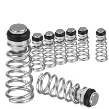 8 PCS Keg Poppet Valve Stainless Steel Keg Post Replacement with LeakProof Seal and ORings