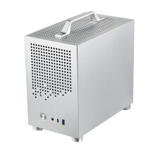 Micro-ITX Case PC Case SKTC A17 SGCC Computer Case Support Micro-ITX PC Silver