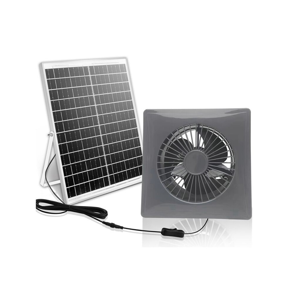 New 4Inch High-Speed Solar Silent Fan With 8W Panel Shed Solar Exhaust Fan For Chicken Coops,Greenhouses,Sheds A 6032129628210