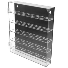 Acrylic Medal Display Case with Dustproof Clear Wall Mount Coin Holder for Collectibles