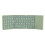 Foldable  Keyboard with Touchpad Office  Wireless Keyboard Storage Three Systems Universal Dark Green 3