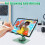 Suporte Giratório para Tablet 360 Ajustável, Suporte de Mesa Portátil em Acrílico para Tablets de Até 12,9 Polegadas, Verde 4