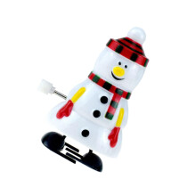 Educational Snowman Wind Up Toy for Kids Battery Operation Smooth Rounded Design