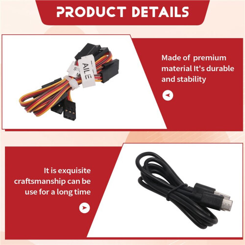 For FMS Reflex V3 Flight Controller Gyro Stabilizer RC Aircraft FMS Warbird Fixed Gyro Functionality Drone Helicopter 2