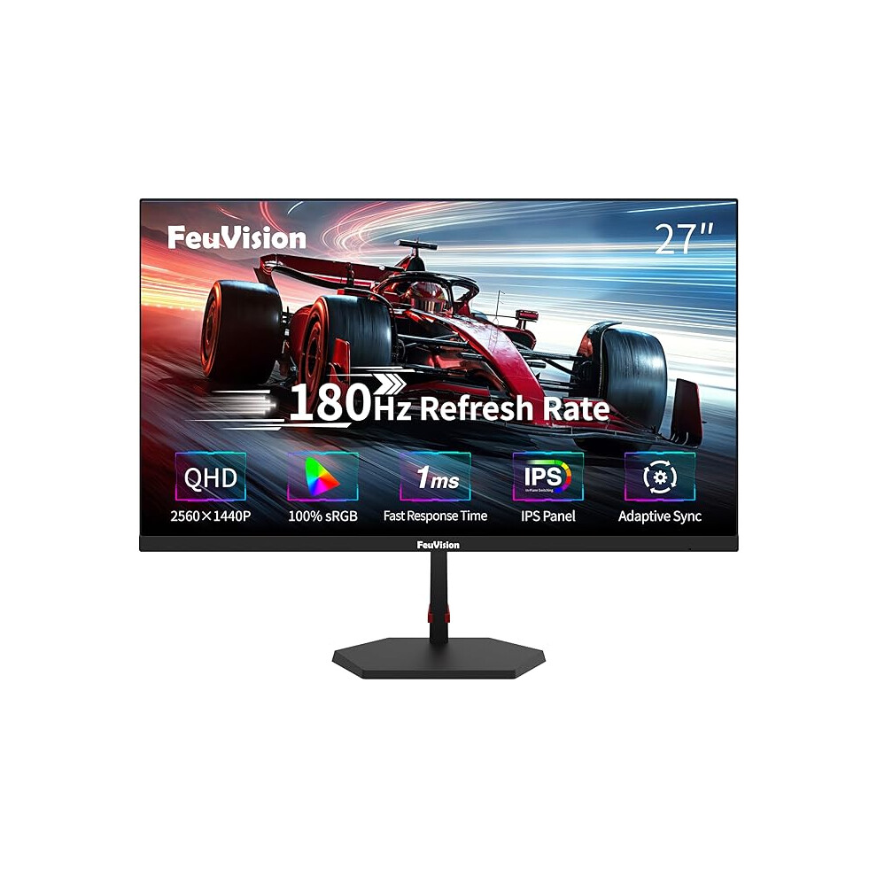 27Inch Gaming Monitor 180Hz, Qhd 2560 * 1440P, Ips Panel, 0.5Ms Response Time 001256745684