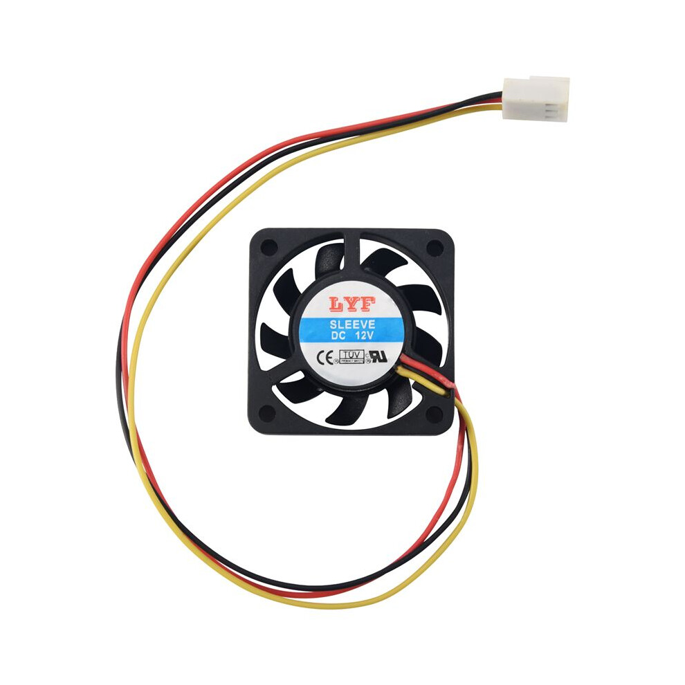 40Mm X 40Mm X 10Mm 3Pin 12V Brushless Pc Computer Cooling Fan Black 4713031937981