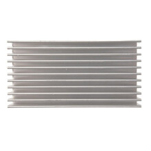 Silver Tone Aluminium Radiator Heatsink Heat Sink 100x50x30mm