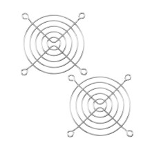 2 Piezas Alambre De Metal Protector De Dedos Proteger Rejilla para 80mm PC Ventilador Enfriador