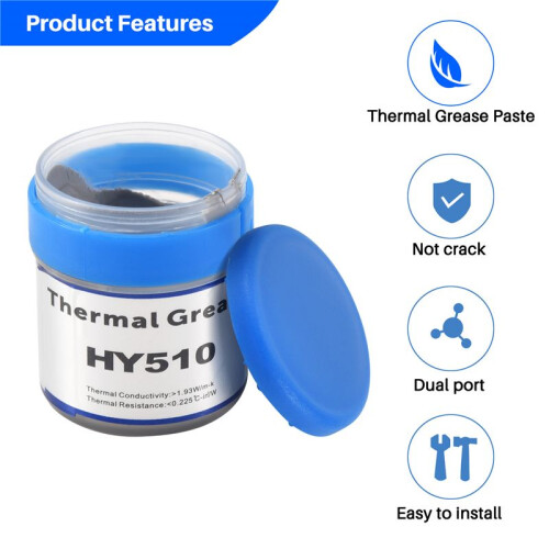 HY510 10g Grey Thermal Conductive Grease Paste For CPU GPU Chipset Cooling 1