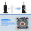 Black plastic white, mounting for  CPU cooler, 30 pcs 4