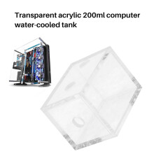 Nieuwe 200 Ml Acryl Watertank Koeler Waterkoeling Radiator Pc Cpu Waterblok Transparant