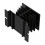 Solid State Relay Heat Sink,3PCS Aluminum Heatsink PID Temperature Controller Heat Sink for Solid State Relay and SSR Radiator Module Black for 4