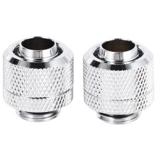 2Pcs Water Cooling Fittings G1/4 External Thread Pagoda For 9.5X12.7Mm Soft Tube Computer Cooling System Connector Silver