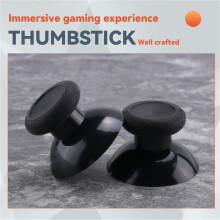 1 Paar Vervangende Thumbstick-Joysticks voor One-Controller, Zwart
