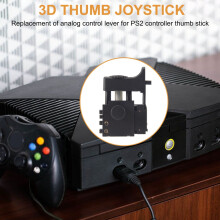 2 St 3D Analog Vibration Joystick Thumbstick Controller Module Thumb Stick Rocker för Ps2 Gaming Reparationsdelar