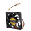 70x70mm 12V 3-Pin PC Computer Case CPU  Brushless Cooler Cooling Fan Black 9