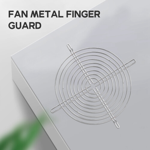 Metall PC Computer Gehaeuse Luefter Netz Finger Schutz Schutznetz 200mm 2