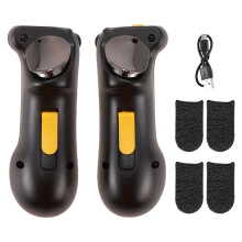 Controller di Gioco Mobile per PUBG Trigger Controller L1R1 con 2 Coppie di Copritastiere da Gioco