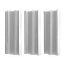 3 Pcs Aluminium Power Amplifier Heatsink Heat Sink 100X40X11mm