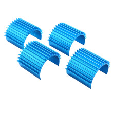 Aluminum 370 380 Motor Heat Sink Heatsink Cooling Fins for RC HSP 1/16 Car (Pack of 4)