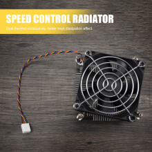 Raffreddamento Della CPU Ventola di Raffreddamento 1366 2011 1155 Radiatore di Controllo Della Temperatura del Filo un 4 Pin e Controllo Della