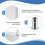 Aluminum Water Cooling Block 40X40X12mm Cooler for Computer CPU Radiator 4
