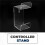 Universal Game Controller Holder Wall Mounted Headset Stand Hanger Space Saving Gamepad Holder Wall Mount for PS4 3