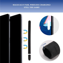 Tablet Press Stylus Pen Protective Cover for Pencil 2 Cases Portable Soft Silicone Pencil Case Accessory Black