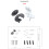 Tablet Wall Mount Holder Sturdy 90 Degree Rotating Stand Bracket Universal Tablet Laptop Computer Black 6