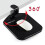 Jincomso Rotatable 360 Degree Fixed Mouse Pad, Mouse Tray Accessory, Wrist Guard Mouse Pad, Computer Hand Stretcher, Black 2