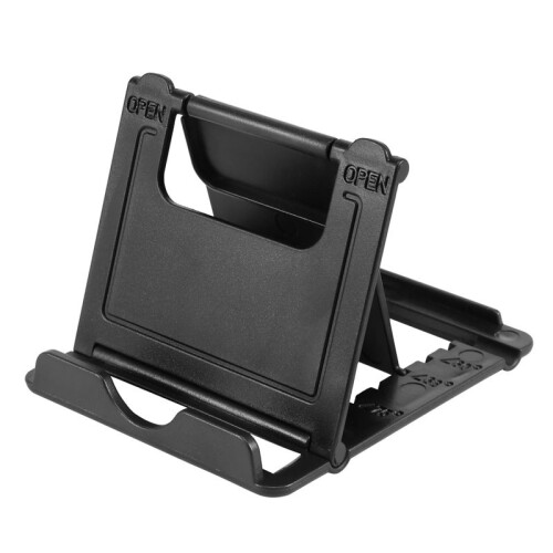 Tablet Stand Desktop Support Portable Double Folding Stand Suitable for     Tablet Stand Black