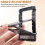 Support de Tablette Support de Bureau Double Support Pliant Portable Adapté pour     Support de Tablette Noir 2