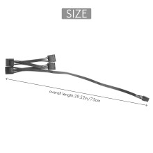 IDE 4Pin Modular Power Supply Cable for  RM1000X RM550X 650X 750X 850X 6Pin to 4 IDE Cable