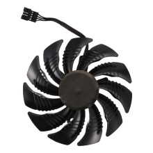 88Mm GPU KüHler Grafik Karten LüFter für REDEON AORUS RX580 / 570 GIGABYTE GV-RX570 AORUS GV-RX580AORUS (1 Gegen Den Uhrzeigersinn)
