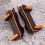 Six Finger for  PUBG Controller Capacitance Adjustable Mobile Game Trigger L1R1 Button Gamepad Joystick Grip Orange 7