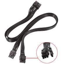 Netzteil Grafik Karten Leitung 12Pin Bis Dual 8Pin (6 + 2) Modulares PCI-E Strom Kabel für Seasonic P-860 P-1000 X-1050 (60 Cm)