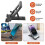 Desktop Tablet Computer Stand Multi-Stage Foldable Portable Desktop Student Learning Machine Stand for  (Black) 4