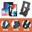Desktop Tablet Computer Stand Multi-Stage Foldable Portable Desktop Student Learning Machine Stand for  (Black) 5