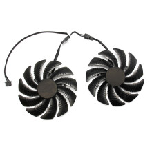 88Mm GPU KüHler Grafik Karten LüFter für REDEON AORUS RX580 / 570 GIGABYTE GV-RX570 AORUS GV-RX580AORUS (2 STÜCKE)