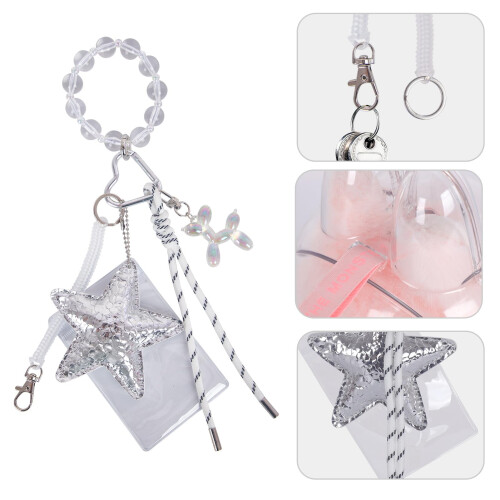 Protective Case Clear Acrylic Dustproof ScratchResistant Display Holder for Labubu Sitting Position 2